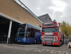 TRUCKINGBY Driver Jb Looks After J Hus's Cars Whilst On Tour